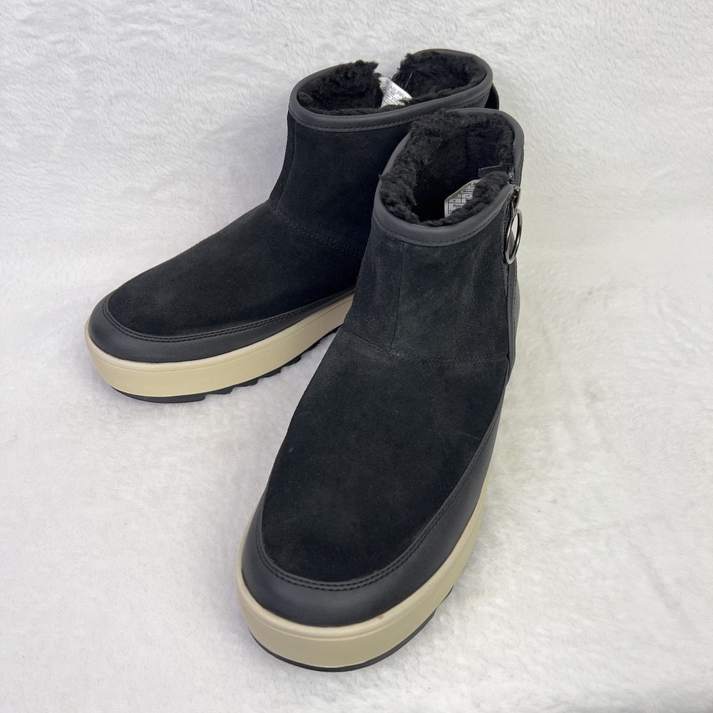 Koolaburra by UGG Boots‎ Womens Size 9 Suede Faux Fur Lined Platform Zip 1124210